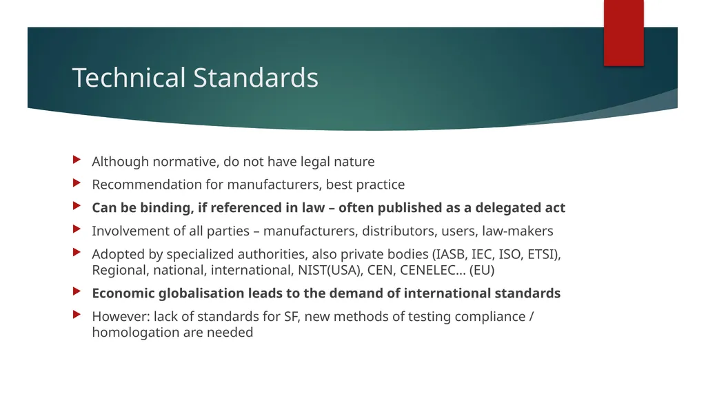Autonomous vehicles, standardization & - slide 4 of 13