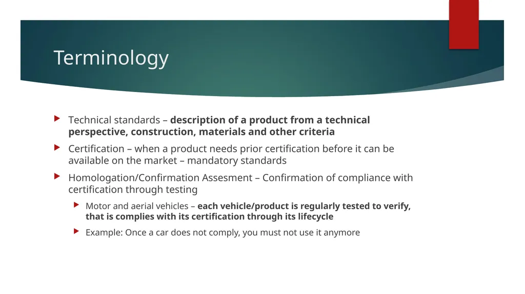 Autonomous vehicles, standardization & - slide 3 of 13