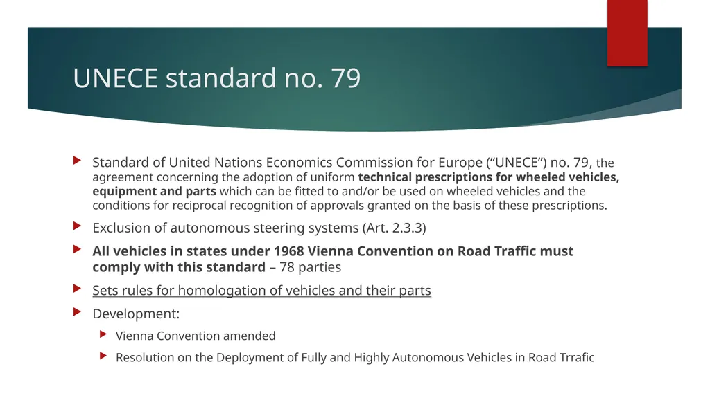 Autonomous vehicles, standardization & - slide 6 of 13