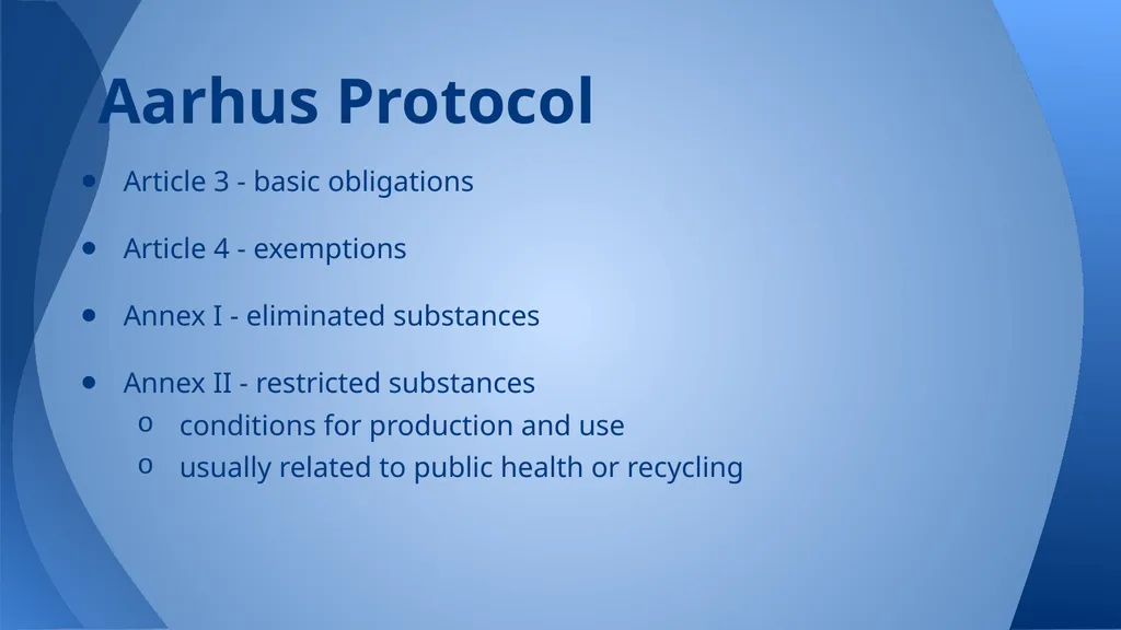 Persistent Organic Pollutant By Sarah, Chantal, - slide 7 of 30