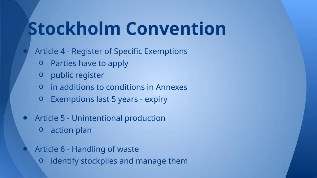 Persistent Organic Pollutant By Sarah, Chantal, - slide 11 of 30