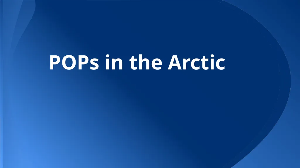 Persistent Organic Pollutant By Sarah, Chantal, - slide 24 of 30