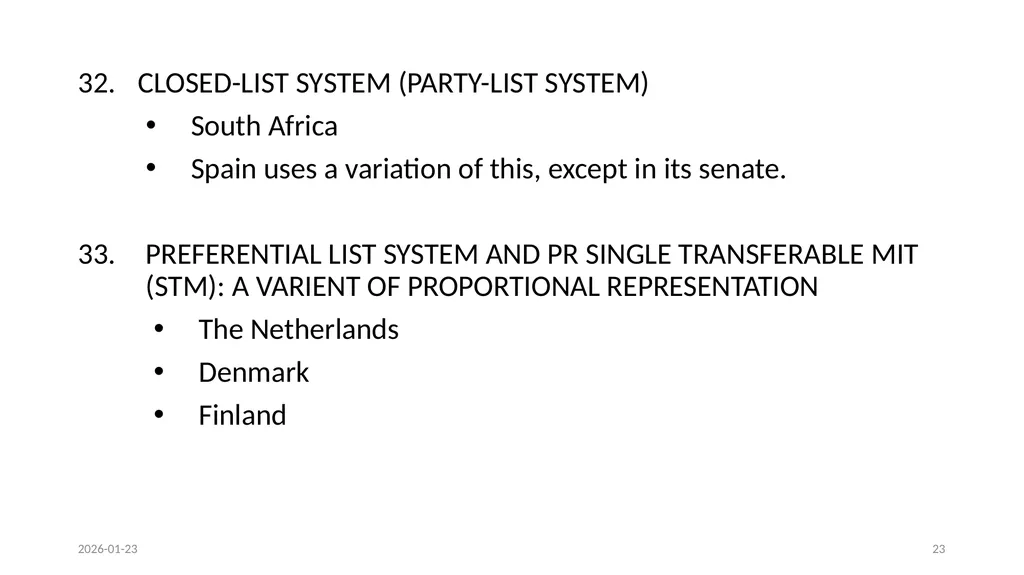 OVERVIEW OF THE CONSTITIONAL COURT JUDGEMENT AND - slide 23 of 34