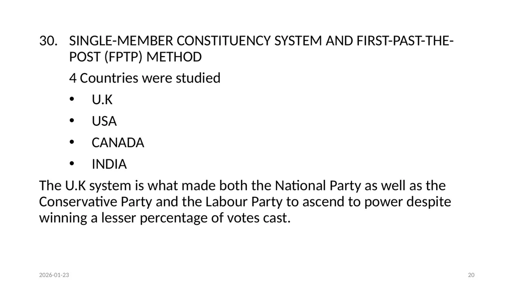OVERVIEW OF THE CONSTITIONAL COURT JUDGEMENT AND - slide 20 of 34