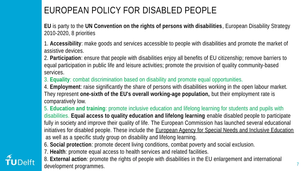 Diversity and inclusivity in EU Research policy - slide 7 of 10