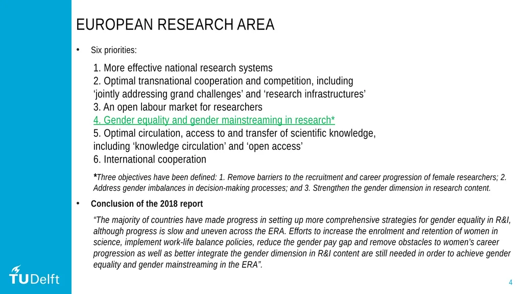 Diversity and inclusivity in EU Research policy - slide 4 of 10
