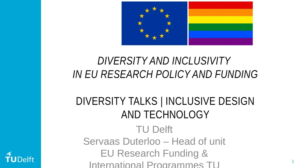 Diversity and inclusivity in EU Research policy