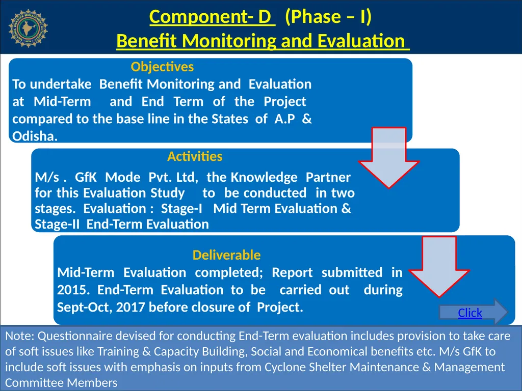 NCRMP Phase-I, Project Steering Committee Meeting - slide 12 of 30