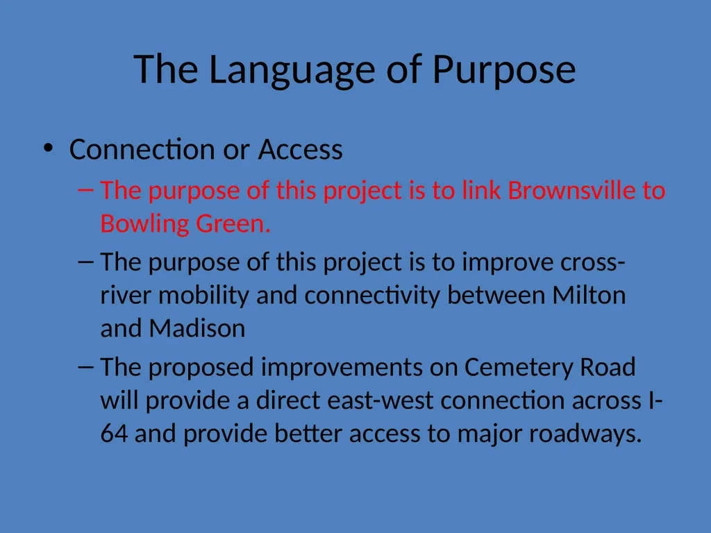 Defining Data Driven Needs for the Project Purpose - slide 20 of 23