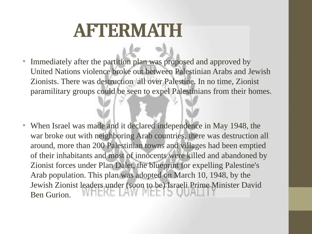THE UN PARTITION PLAN AND INTERNATIONAL LAW BY - slide 11 of 15