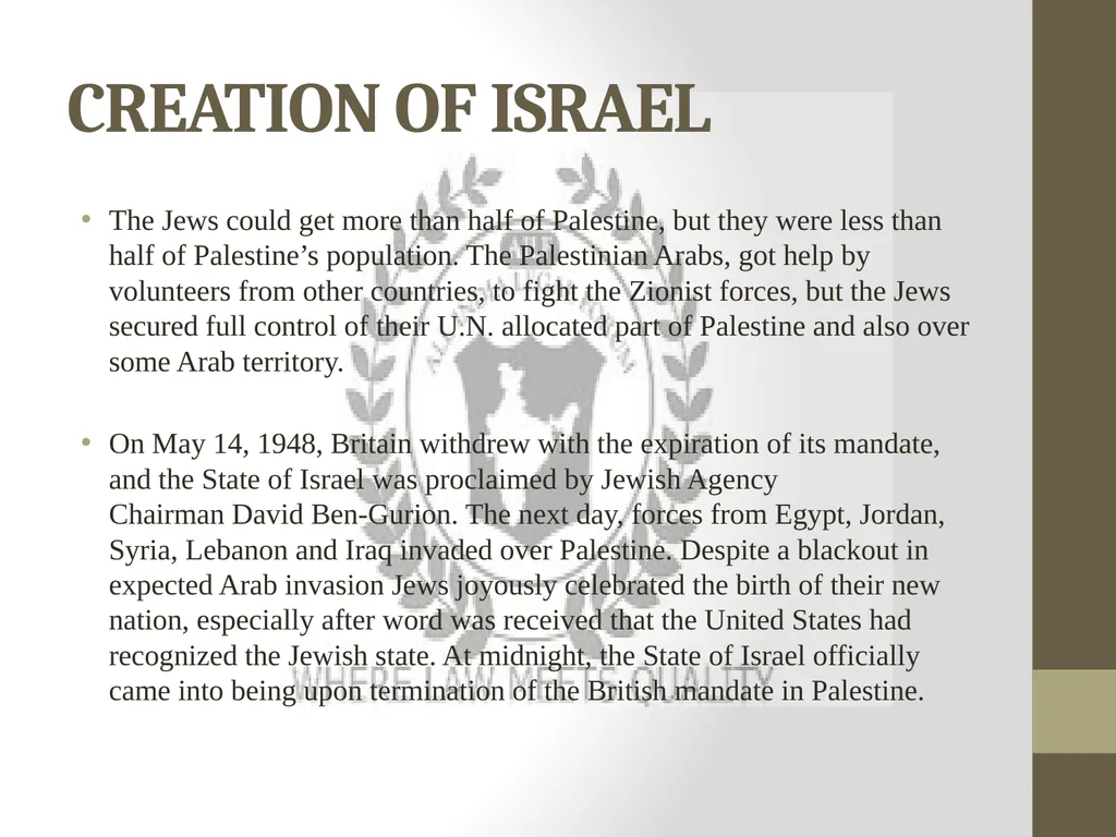 THE UN PARTITION PLAN AND INTERNATIONAL LAW BY - slide 5 of 15