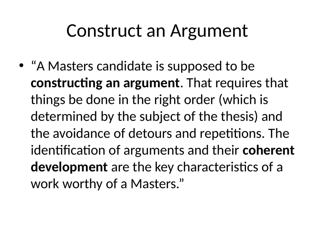 Masters Research Questions and Legal Writing - slide 33 of 51
