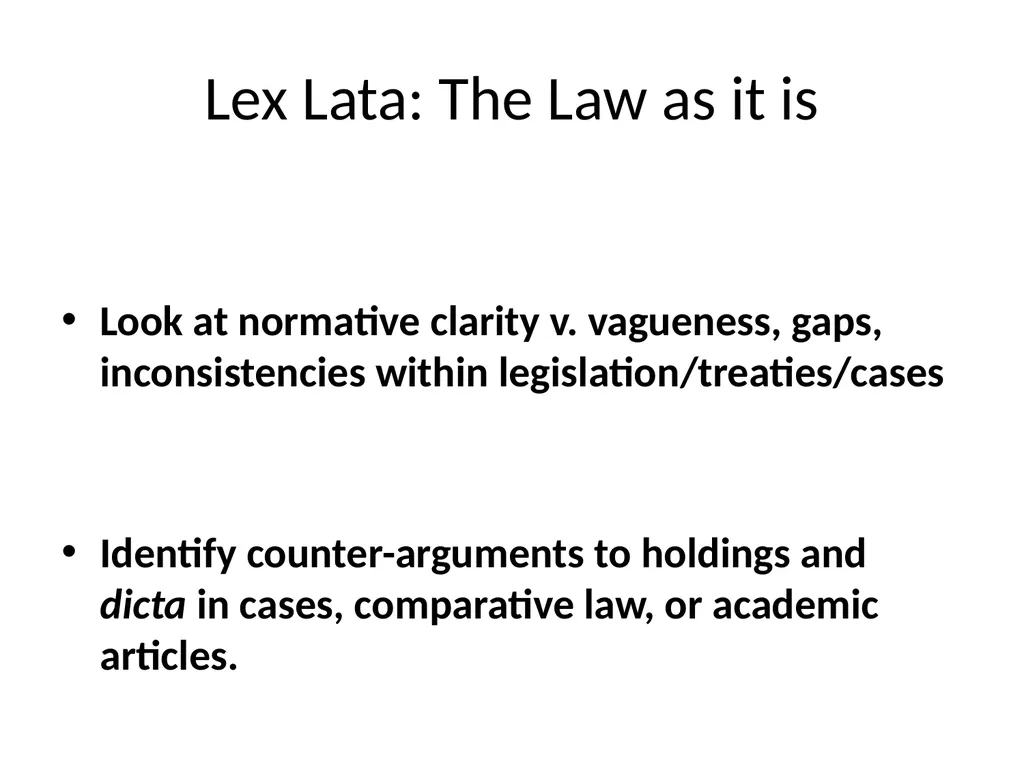 Masters Research Questions and Legal Writing - slide 3 of 51