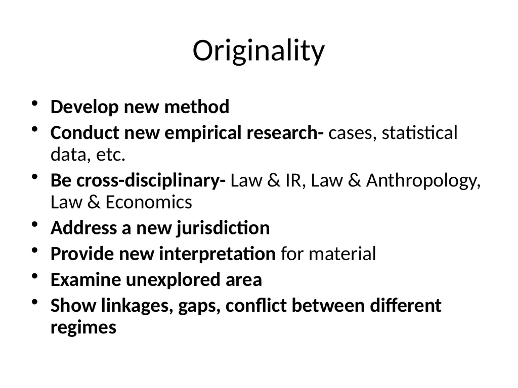 Masters Research Questions and Legal Writing - slide 9 of 51