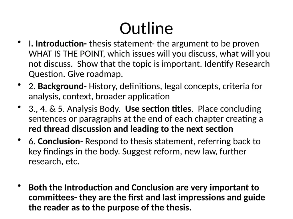 Masters Research Questions and Legal Writing - slide 29 of 51