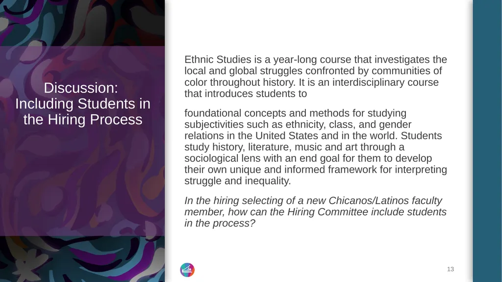 Students Role in Curriculum Angelica Campos, SSCCC - slide 13 of 15