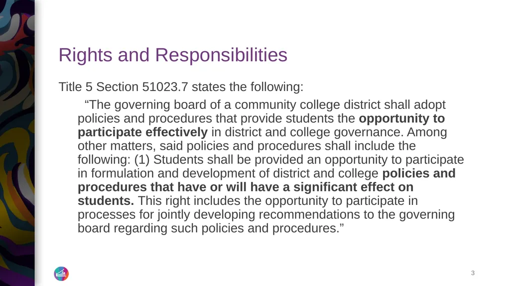 Students Role in Curriculum Angelica Campos, SSCCC - slide 3 of 15