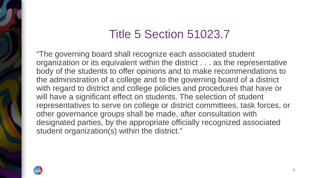 Students Role in Curriculum Angelica Campos, SSCCC - slide 6 of 15