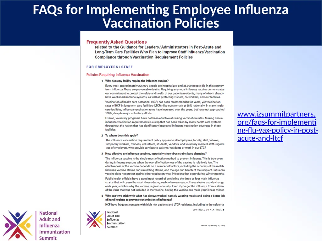 Optimizing Influenza Vaccination for Health Care - slide 23 of 28