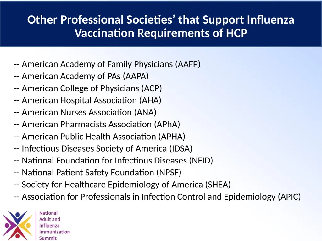 Optimizing Influenza Vaccination for Health Care - slide 18 of 28