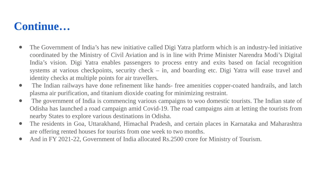 IMPACTS OF COVID-19 PANDEMIC ON TOURISM INDUSTRY - slide 10 of 12