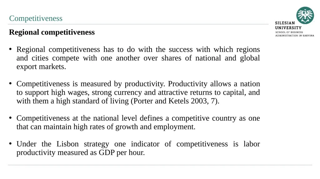 Evaluation of Quality of Business Environment 10. - slide 8 of 27