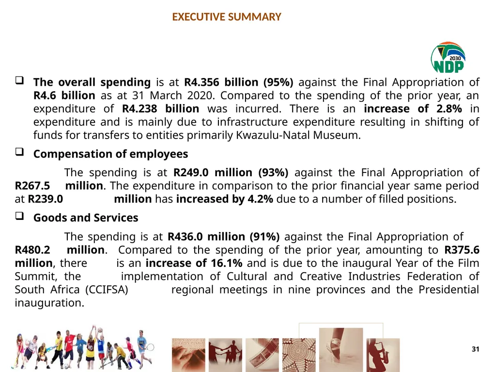 fourth QUARTER PERFORMANCE REPORT - slide 31 of 55