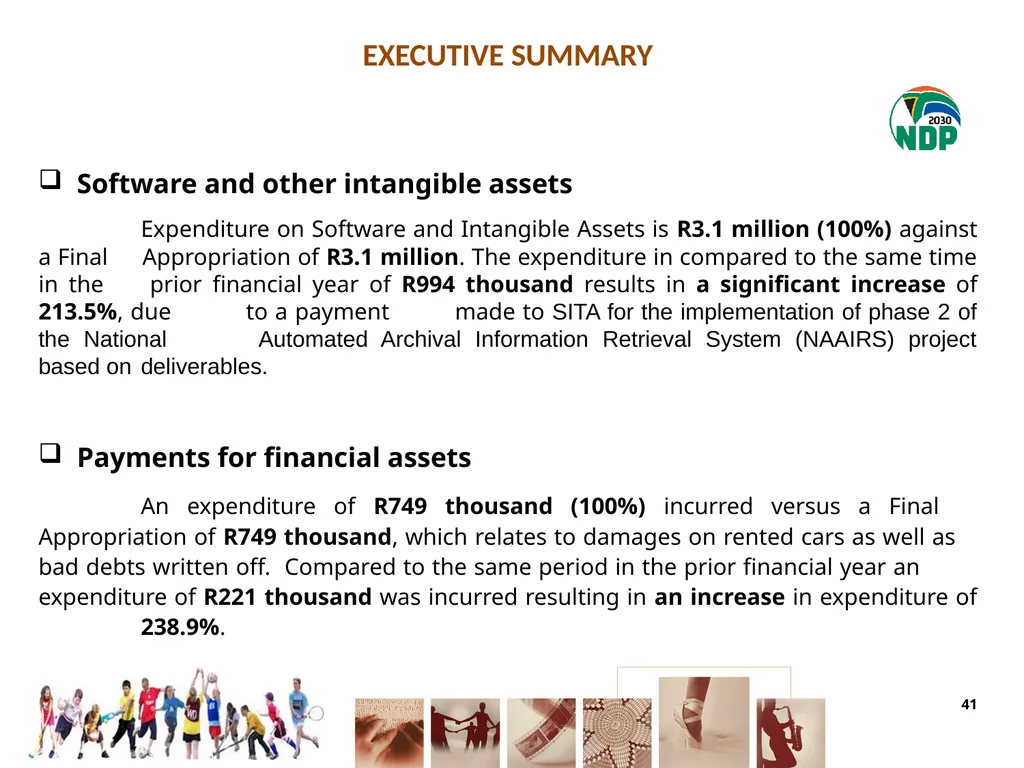 fourth QUARTER PERFORMANCE REPORT - slide 41 of 55
