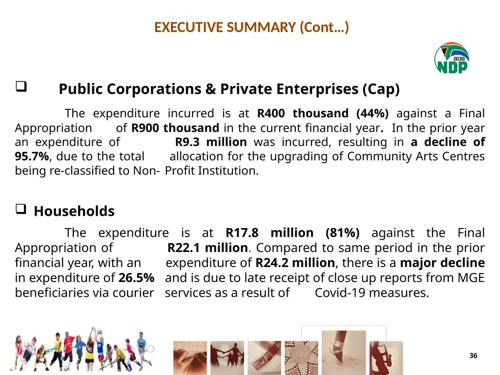 fourth QUARTER PERFORMANCE REPORT - slide 36 of 55