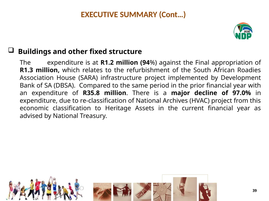 fourth QUARTER PERFORMANCE REPORT - slide 39 of 55