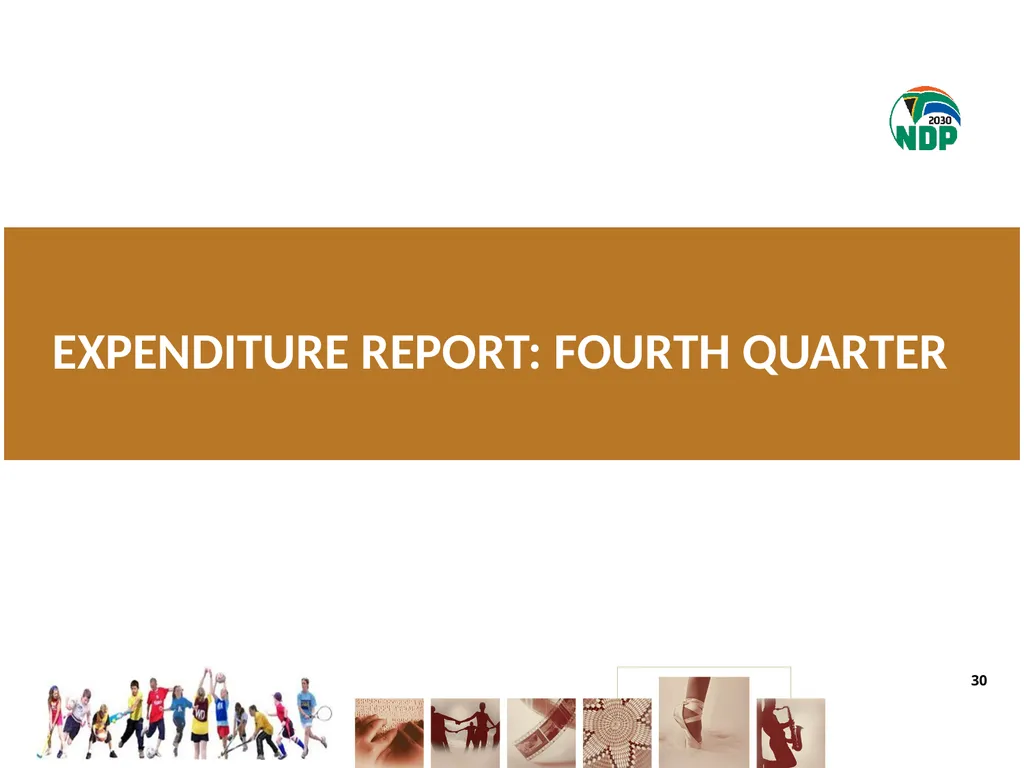 fourth QUARTER PERFORMANCE REPORT - slide 30 of 55
