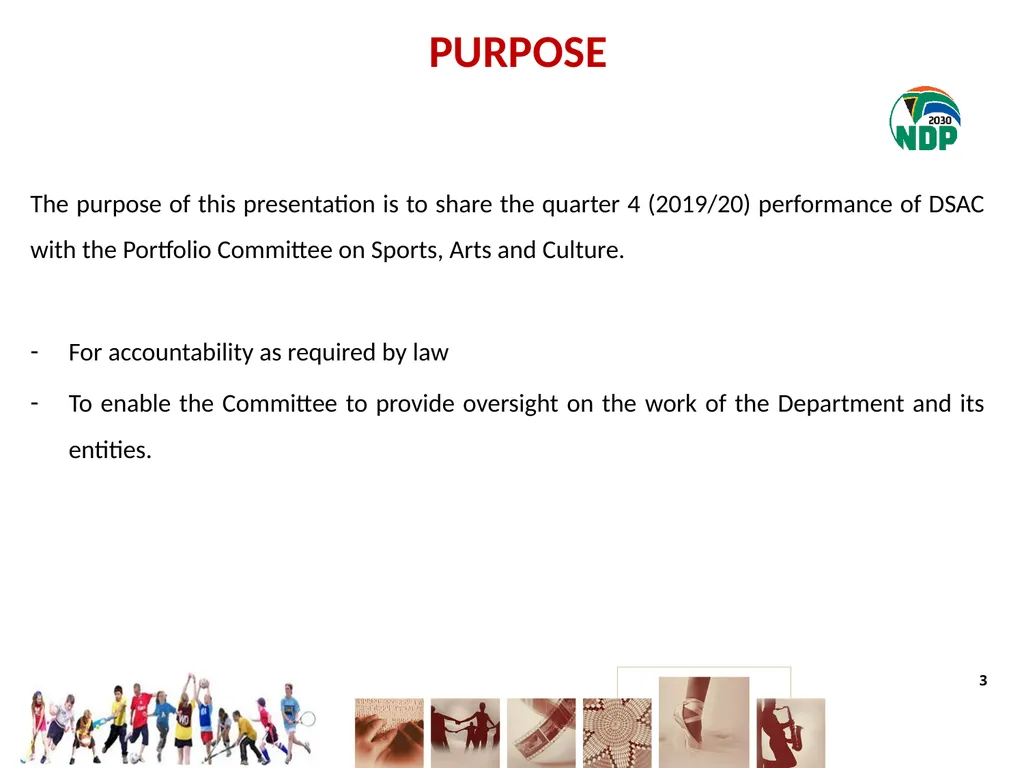 fourth QUARTER PERFORMANCE REPORT - slide 3 of 55