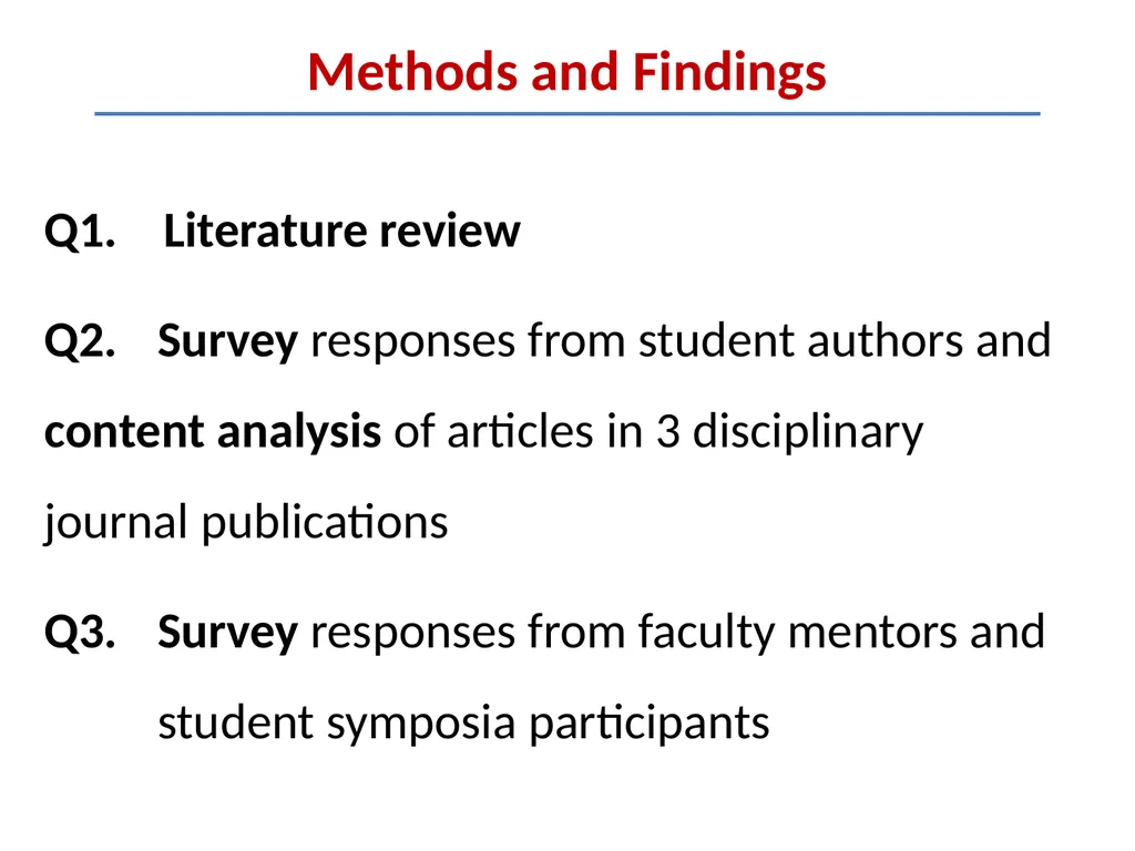The Merits of Student Scholarship: Exploring - slide 7 of 22