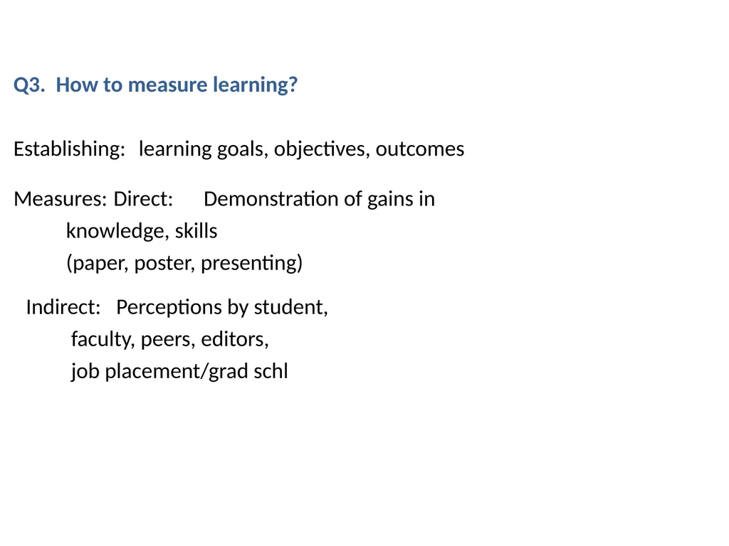 The Merits of Student Scholarship: Exploring - slide 18 of 22