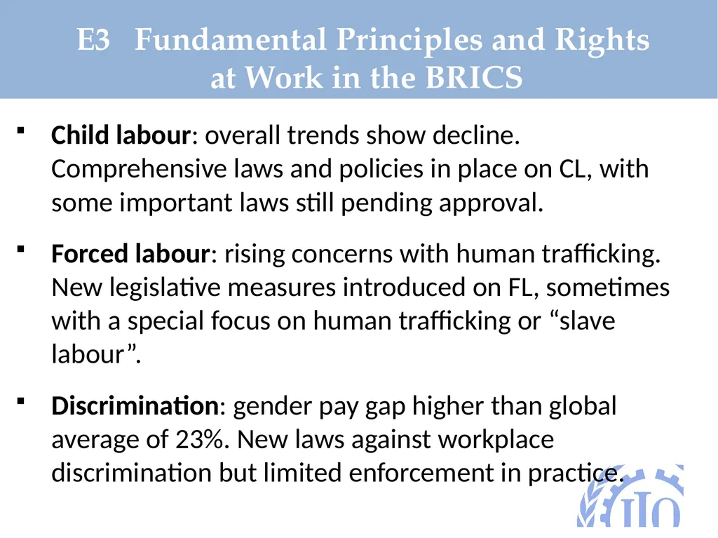 BRICS 2016 Formalization of the labour market: - slide 22 of 25