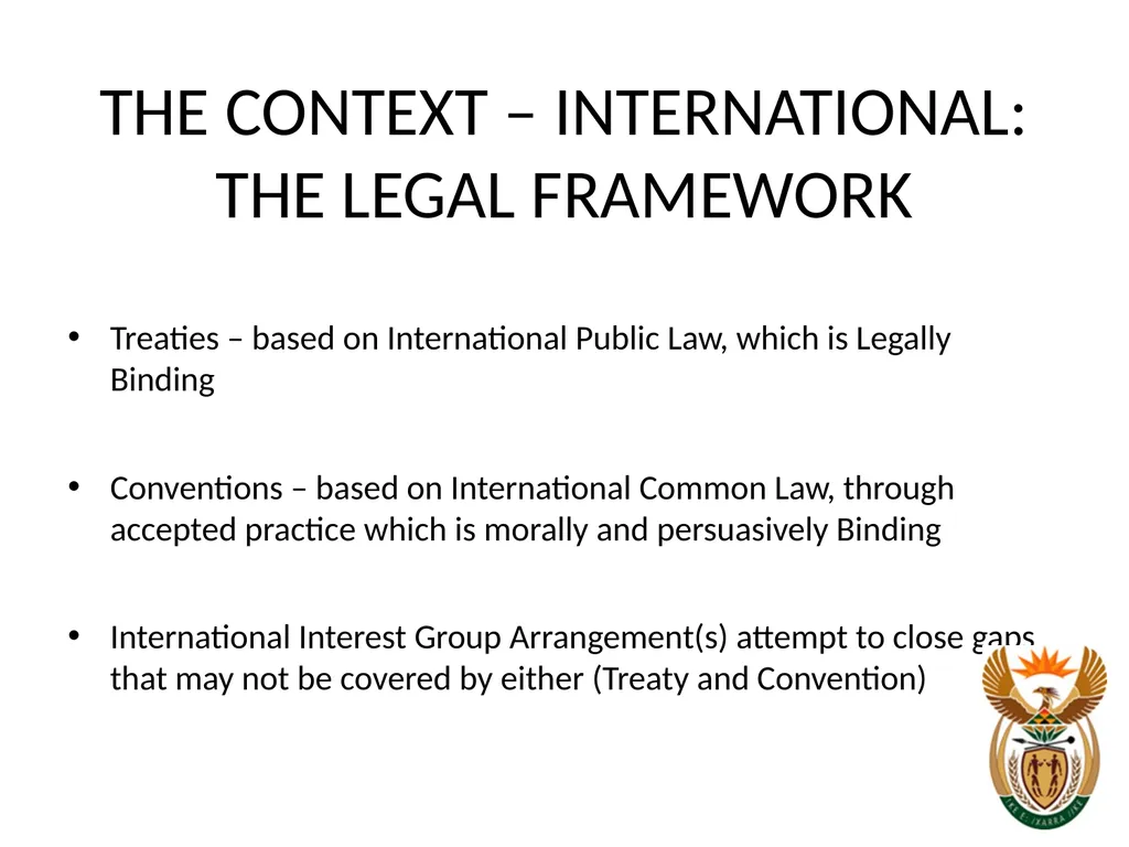 NATIONAL CONVENTIONAL ARMS CONTROL COMMITTEE - slide 7 of 39