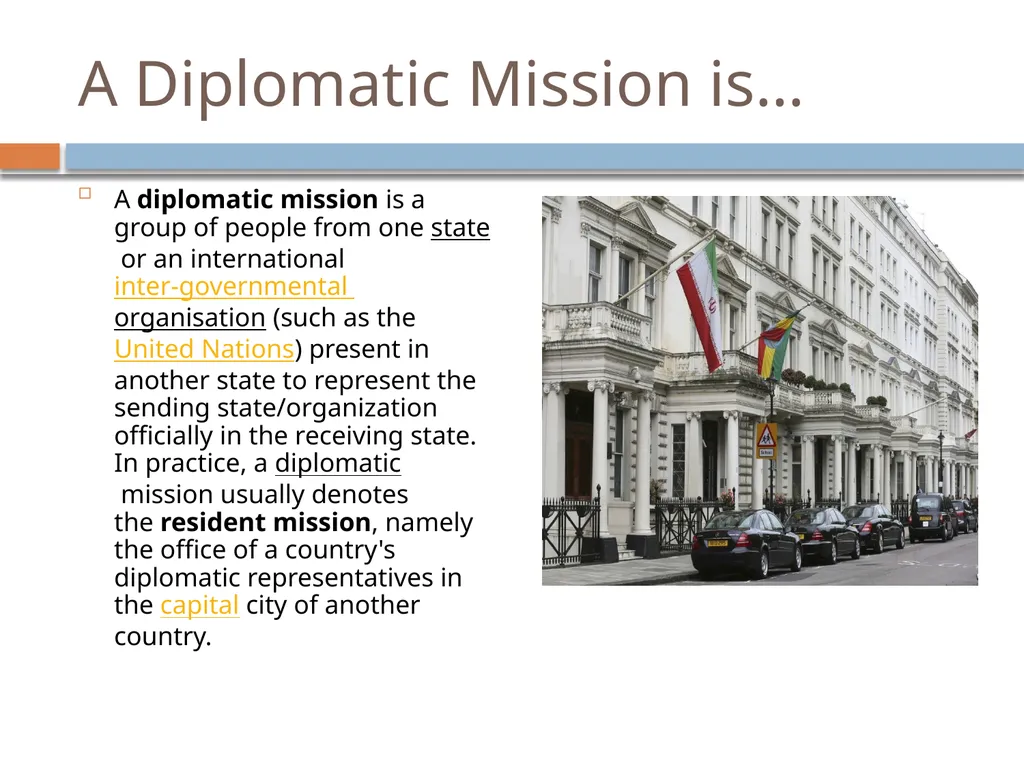 Ir312 Diplomacy Understanding the role of an - slide 5 of 38