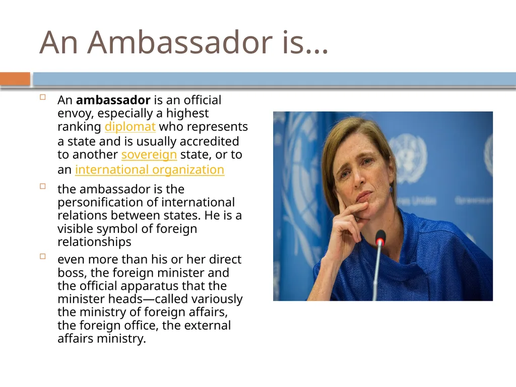 Ir312 Diplomacy Understanding the role of an - slide 14 of 38