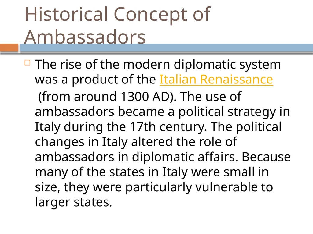 Ir312 Diplomacy Understanding the role of an - slide 16 of 38