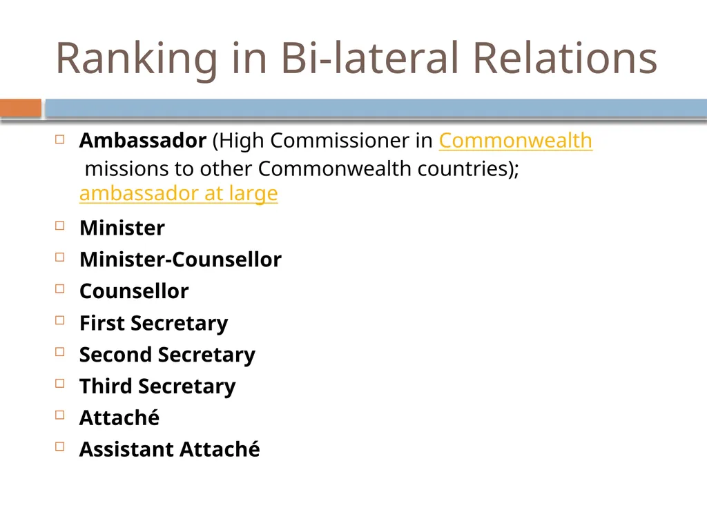 Ir312 Diplomacy Understanding the role of an - slide 9 of 38
