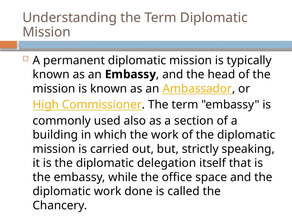 Ir312 Diplomacy Understanding the role of an - slide 8 of 38