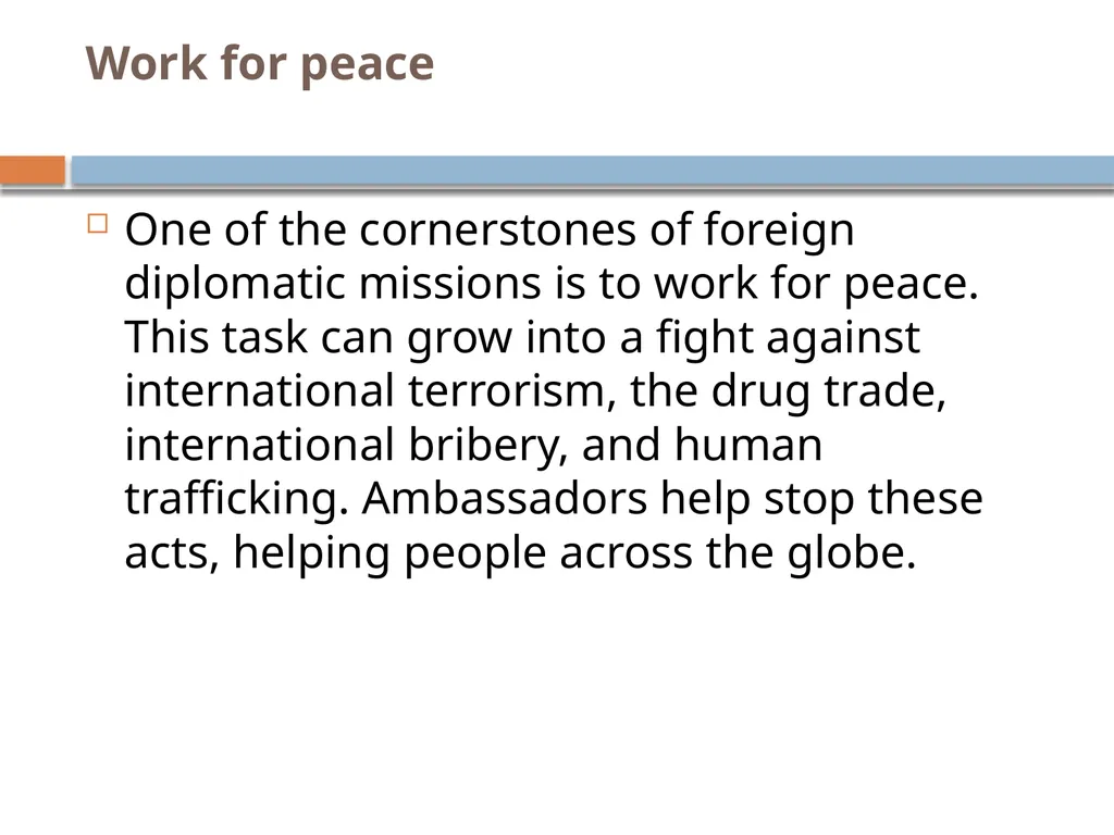 Ir312 Diplomacy Understanding the role of an - slide 29 of 38