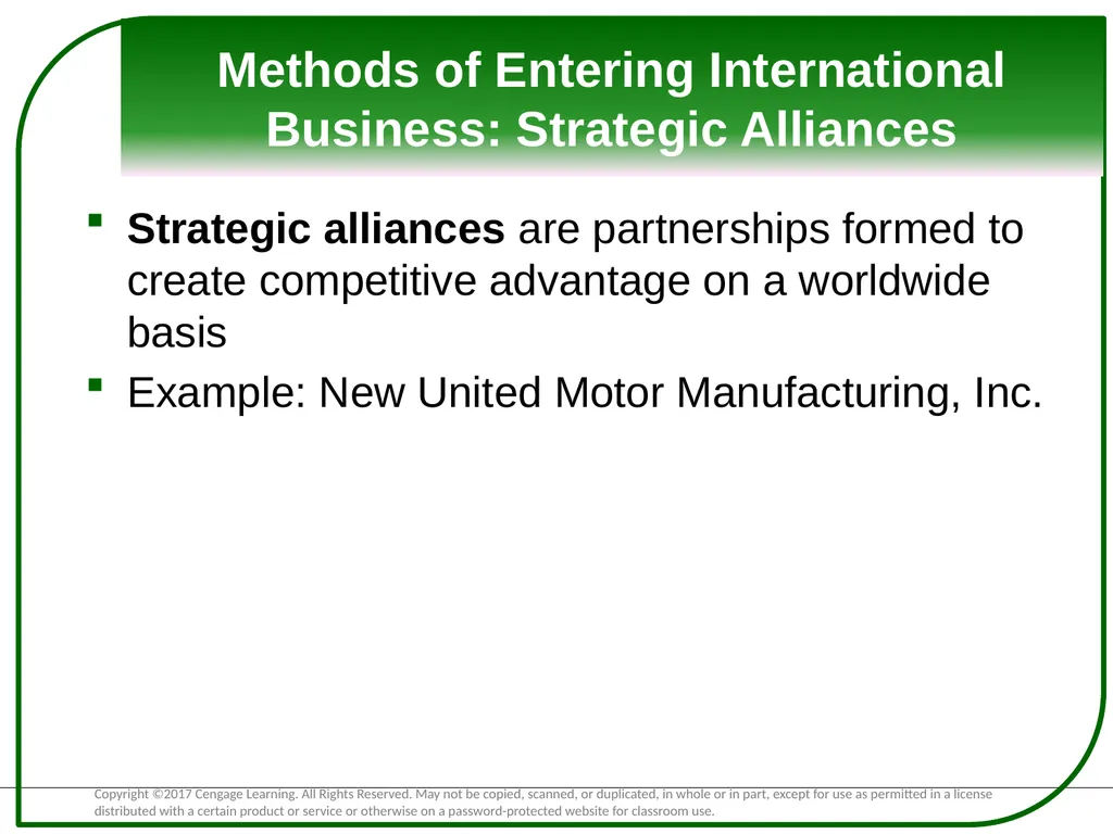 Exploring Global Business The Basis for - slide 10 of 32
