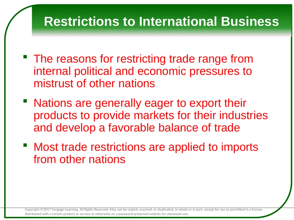 Exploring Global Business The Basis for - slide 14 of 32