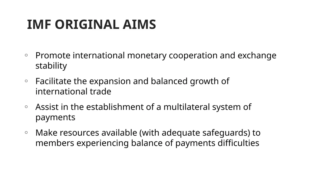 Fondo monetario internacional Dr. Clemente Landa - slide 5 of 13