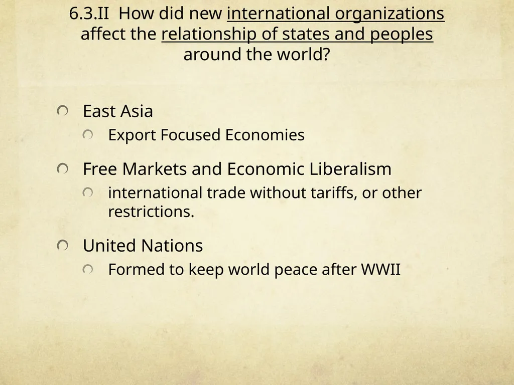 Period 6: Part 2 Accelerating Global Change and - slide 6 of 22
