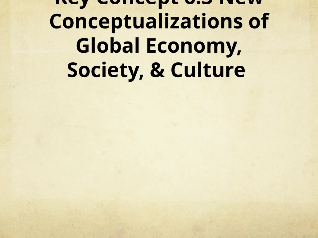Period 6: Part 2 Accelerating Global Change and - slide 2 of 22