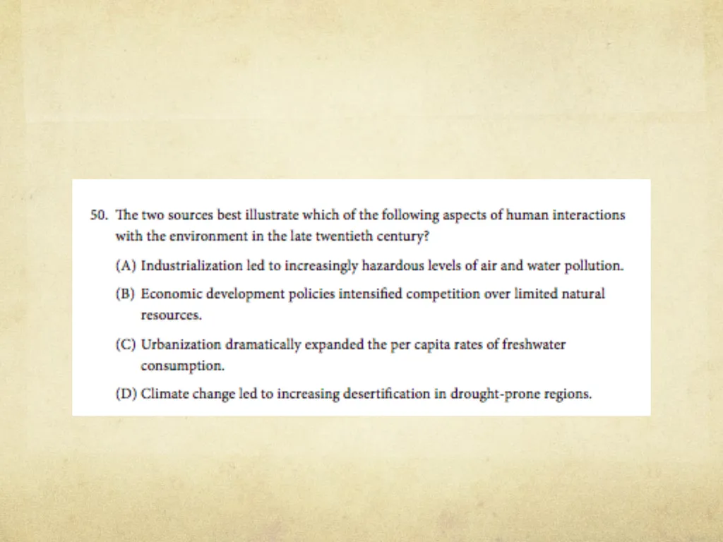 Period 6: Part 2 Accelerating Global Change and - slide 15 of 22