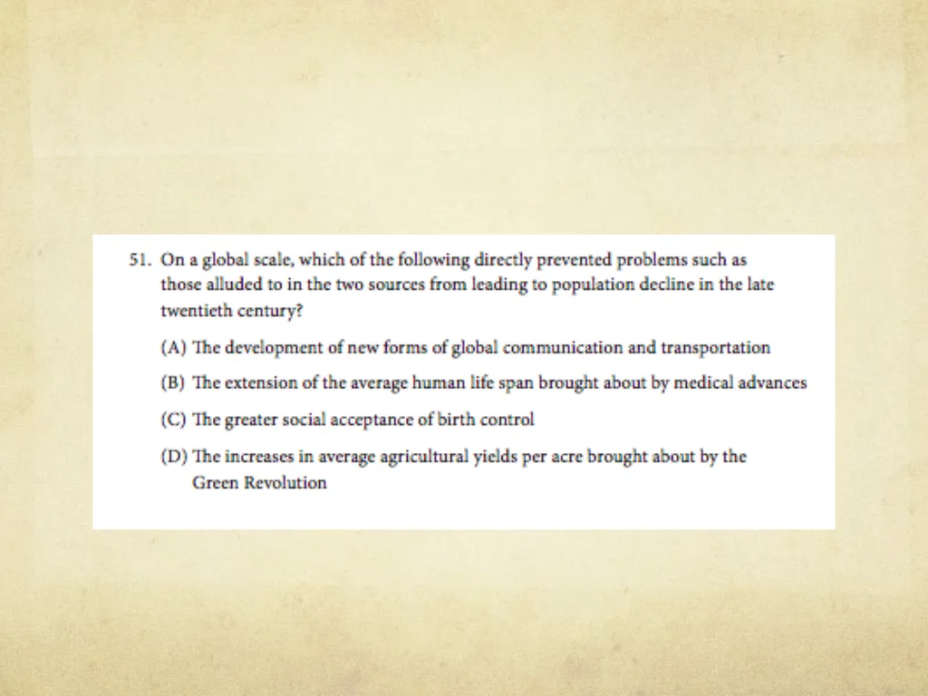 Period 6: Part 2 Accelerating Global Change and - slide 16 of 22