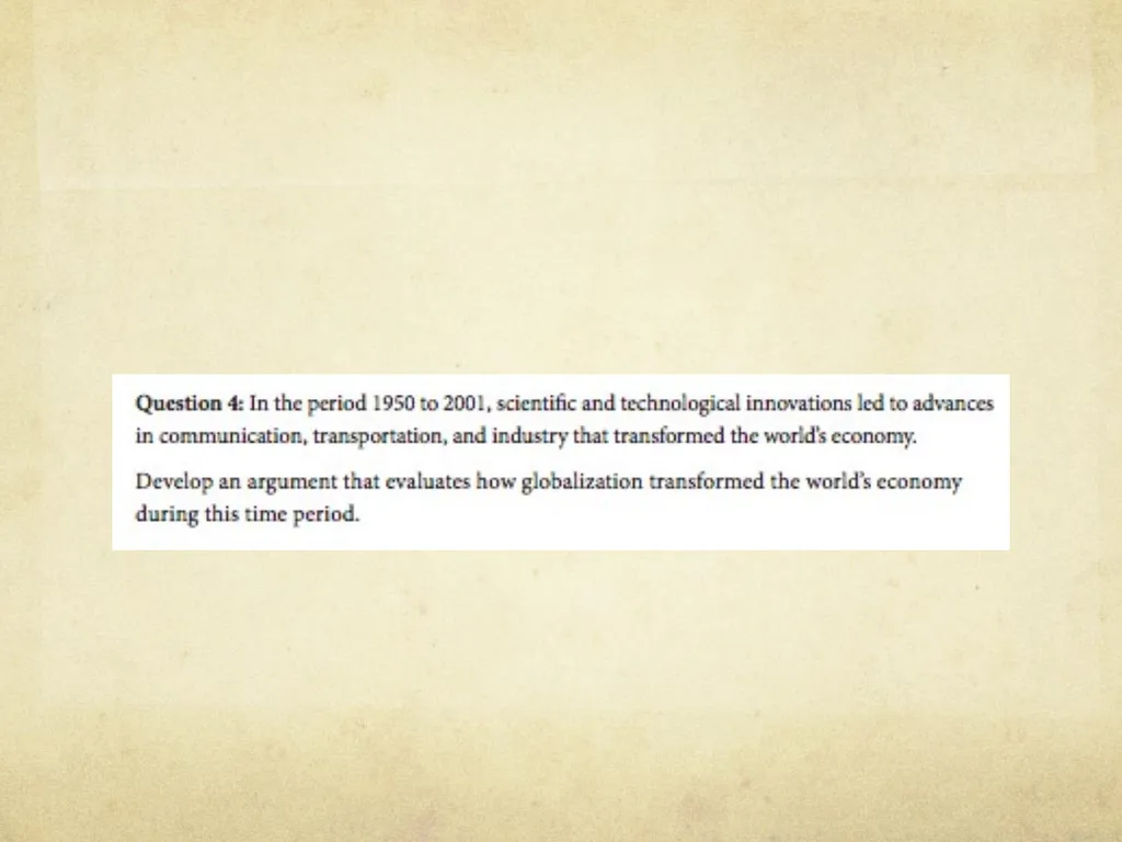 Period 6: Part 2 Accelerating Global Change and - slide 22 of 22